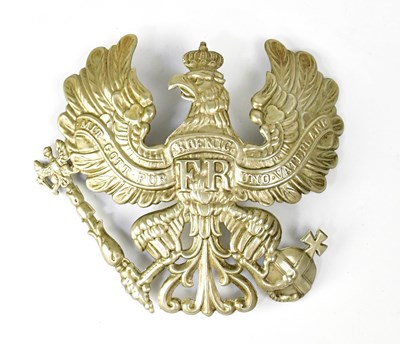 Lot 485 - An early 20th century M1915 pattern painted...