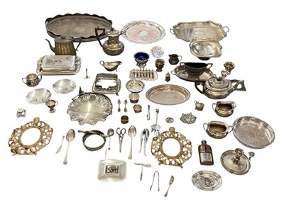 Lot 1066 - A large quantity of silver plated items...