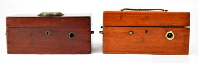 Lot 697 - Two Victorian electric shock machines, one...