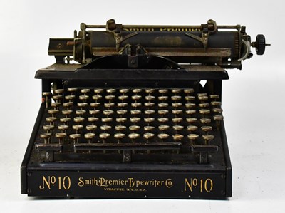 Lot 591 - SMITH PREMIER; a No.10 vintage typewriter,...