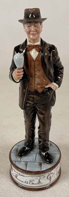 Lot 159 - ROYAL DOULTON; a figure of Thomas Edison,...