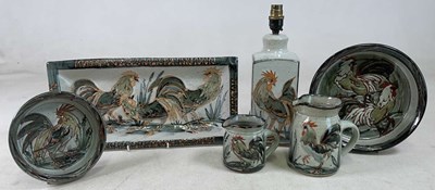 Lot 191 - COLIN KELLAM; six pieces of studio pottery,...