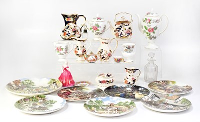 Lot 206 - A mixed lot of ceramics including Masons...