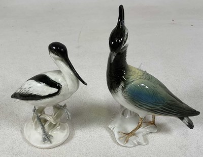 Lot 230 - KARL ENS; two bird figures, comprising a...