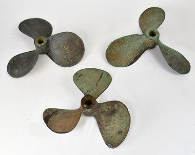 Lot 242 - Three vintage three-blade propellers (3).