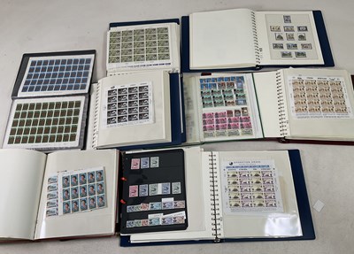 Lot 302 - Eight albums of stamps relating to Jersey,...