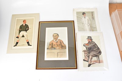 Lot 732 - Four Vanity Fair prints relating to horse...