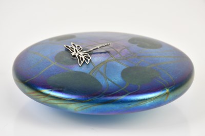 Lot 203 - JOHN DITCHFIELD FOR GLASFORM; an iridescent...