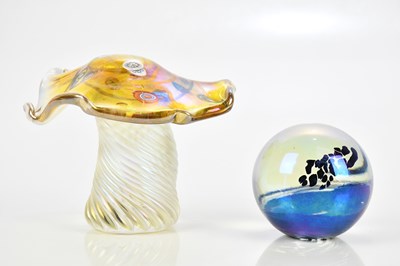Lot 229 - JOHN DITCHFIELD FOR GLASFORM; an iridescent...