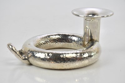 Lot 133 - An Arts & Crafts 900 grade silver chamber...