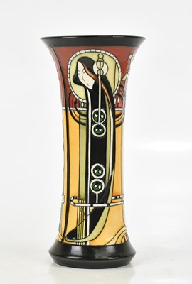 Lot 70 - NICOLA SLANEY FOR MOORCROFT; a trumpet vase in...