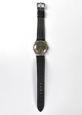 Lot 1266 - BULOVA; a gentlemen's crown wind wristwatch,...