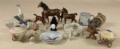 Lot 243 - ROYAL COPENHAGEN; a figure of a bear cub, a...