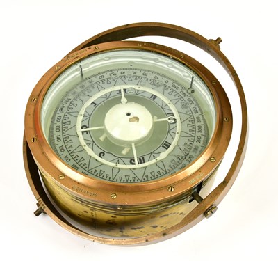 Lot 259 - JOHN LILLEY & GILLIE LTD; brass gimbal upside...