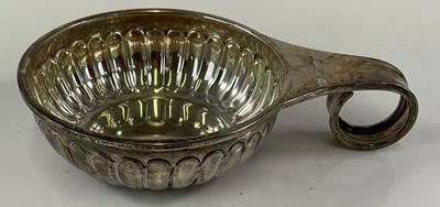 Lot 440 - A Mexican sterling silver wine taster, with...