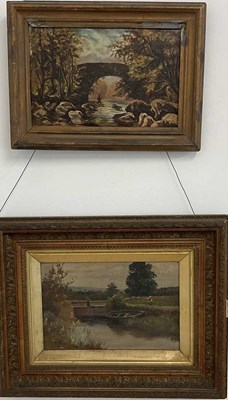 Lot 392 - 19th century English School; oil on canvas,...