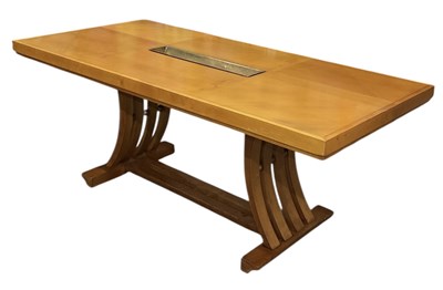 Lot 2 - A stylish modern contemporary satin veneered...