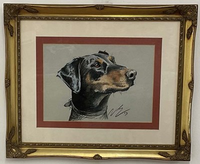 Lot 385 - UNATTRIBUTED; coloured chalks and crayon,...
