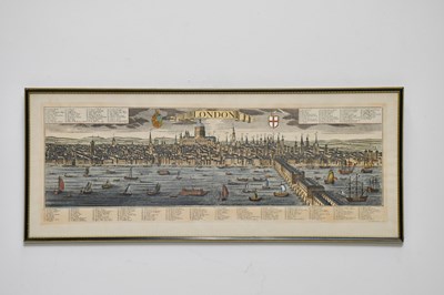 Lot 2173 - GEORGE BALTHASAR; etching, London, 41cm x...