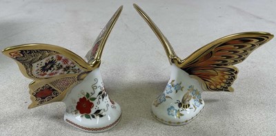 Lot 187 - ROYAL CROWN DERBY; an 'Old Imari Solid Gold...