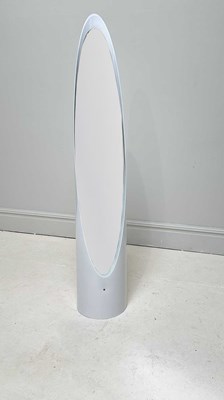 Lot 354 - A mid century elliptical oval cheval mirror,...