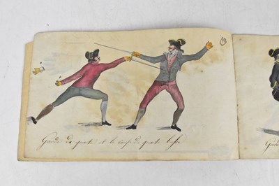 Lot 330 - A late 18th century booklet with eight pen and...