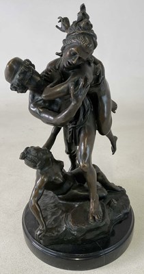 Lot 133 - AFTER THE ANTIQUE; a contemporary large bronze...