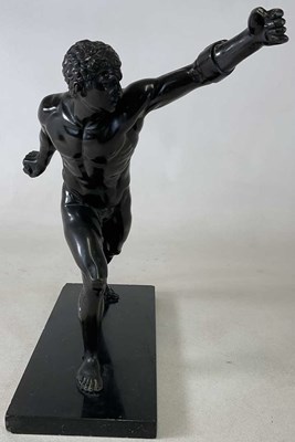 Lot 132 - AFTER THE ANTIQUE; a large bronze figure, 'The...