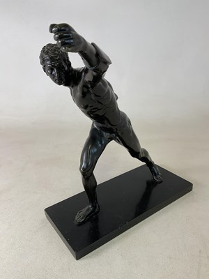 Lot 132 - AFTER THE ANTIQUE; a large bronze figure, 'The...