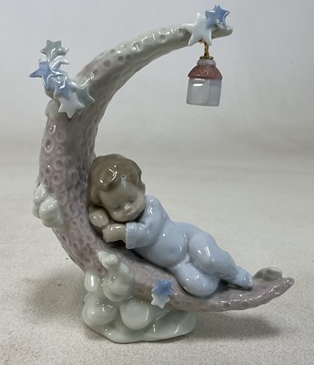 Lot 180 - LLADRO; a figure, 'Heavenly Slumber', No 6479,...