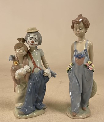 Lot 182 - LLADRO; two figures, 'Pocket Full of Wishes',...