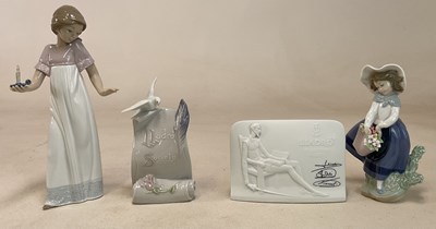 Lot 183 - LLADRO; a figure, 'Pretty Pickings', No 5222,...