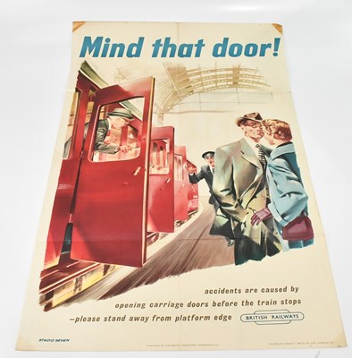 Lot 1647 - A British Rail advertising poster, 'Mind that...