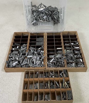 Lot 38 - A small amount of type plates, in various...