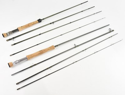 Lot 1421 - HARDY; a Zenith Sintrix 9' 6" #6 four piece...