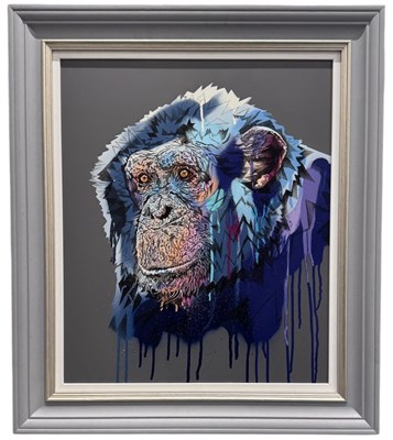 Lot 152 - STEPHEN FORD; oil on board, 'Into the Night',...