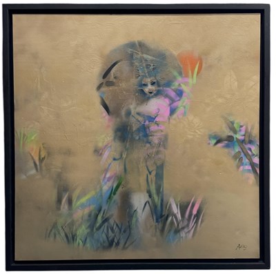 Lot 180 - ALEXANDER RHYS; oil on stretched canvas,...