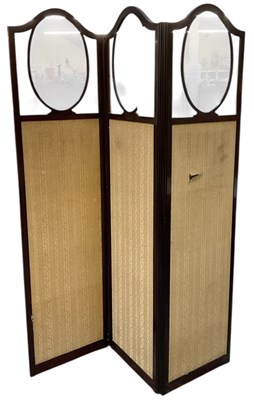 Lot 86 - An early 20th century French mahogany framed...