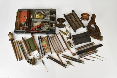 Lot 1703 - A collection of vintage fishing equipment...