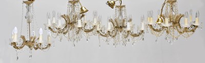 Lot 1812 - Four decorative Venetian ceiling lights, with...