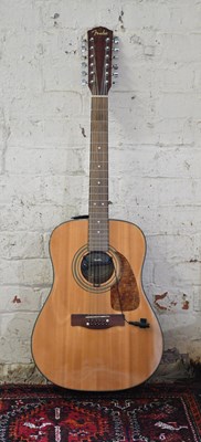 Lot 1320 - FENDER; a CD140S-12 NAT twelve string acoustic...