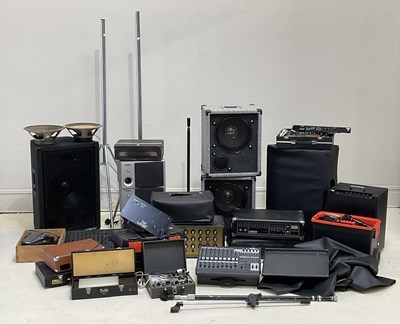 Lot 1309 - A collection of audio equipment including two...