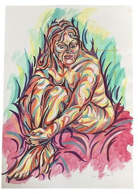 Lot 200 - NATALIE TOBERT (born 1953); gouache on paper,...