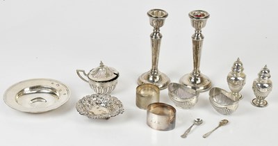 Lot 2329 - A hallmarked silver small alms dish, London...