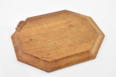 Lot 346 - WORKSHOP OF ROBERT MOUSEMAN THOMPSON; a carved...