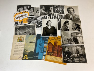 Lot 144 - A collection of black and white promotional...