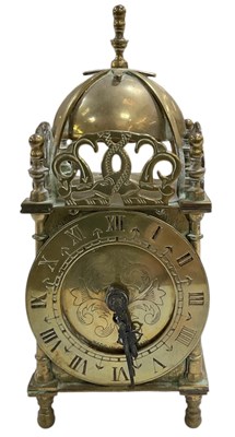 Lot 127 - A small late 19th century brass domed bell...