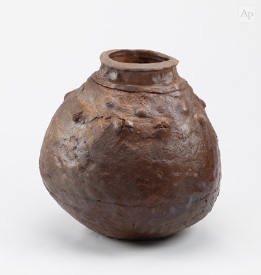 Lot 248 - CHARLES BOUND (born 1939); a lugged wood fired...