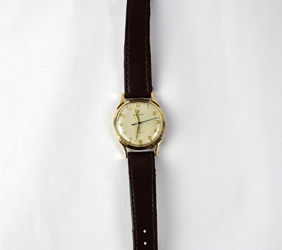 Lot 1289 - ROLEX; a gentlemen's yellow gold Precision...