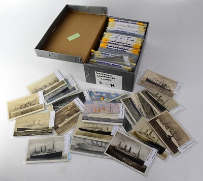 Lot 308 - A large quantity of shipping company and lines...
